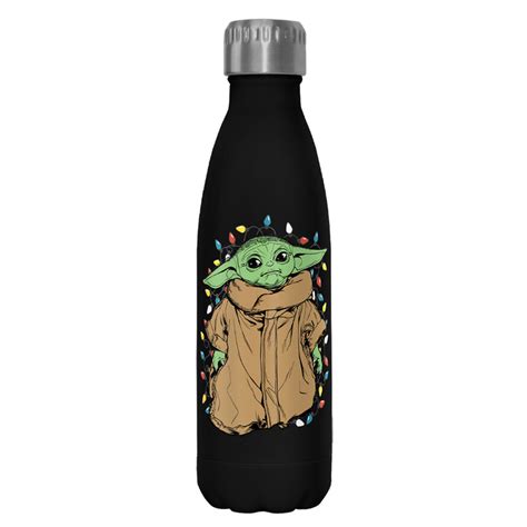 Star Wars: The Mandalorian Stainless Steel Water Bottle with。